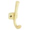 National Hardware National Hardware Powell Medium Brushed Gold Aluminum 4-15/16 in. L Angled Hook 60 lb 1 pk N337-914 - alternate 1